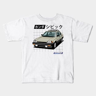 3G CIVIC WONDER SEDAN SB4 Kids T-Shirt